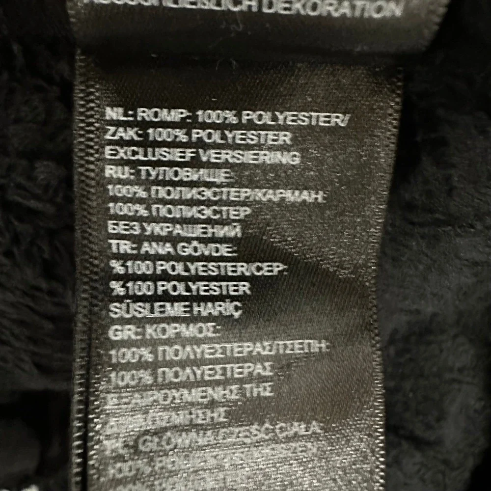The North Face Fleece Jacket Womens Size S Black Osito Full Zip Soft High Pile